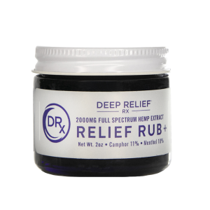 DRx Relief Rub + (CBD) 2oz